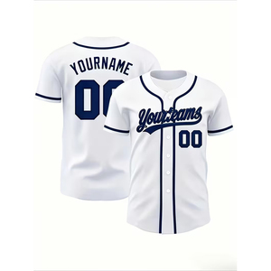 Maillot de baseball sur mesure, design personnalisé, respirant, séchage rapide, vêtements d'équipe sportive, service OEM disponible à des prix compétitifs - Product Image 6