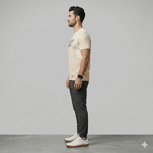 T-shirt de sport surdimensionné à col rond, impression personnalisée de haute qualité, homme, coton, streetwear, long, lourd, t-shirt long. - Product Image 5