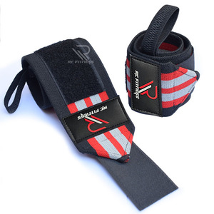 ผ้าพันข้อมือยกน้ำหนักพรีเมียม คอตตอน ทนทาน พร้อมแถบตีนตุ๊กแก - Product Image 6