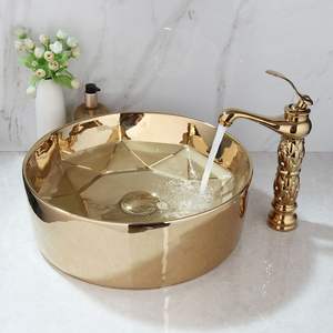 Luxury Oval Brass Wash <b>Basin</b> Premium Bathroom Vessel Sink Golden Finish Home Hotel Restaurant Decor Interior Design Projects - Product Image 4