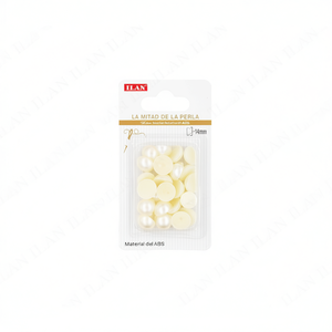 Perle Semisferiche Ilan 12mm in Materiale ABS per Decorazioni di Abbigliamento - Product Image 1