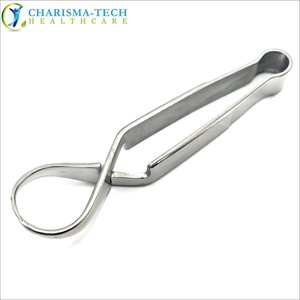 Pince chirurgicale 9 cm en acier inoxydable à pointes croisées pour fixation de draps chirurgicaux, instruments médicaux CE - Product Image 5