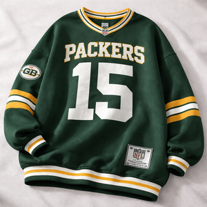 Sudadera extragrande vintage de fútbol americano |   Corte Holgado de 450 GSM |   Fabricante de Ropa Deportiva Urbana Vintage - Product Image 1