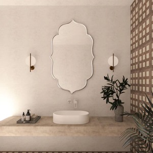 Contemporary <b>Gold</b> <b>Frame</b> Mirror With Metal Art Design And Illumination By Essenza Exports For Home Decor Hotel And Interior Decor - Product Image 4