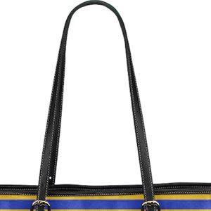 Women Sorority Inspired Tote Bag Greek Letter Style Reusable Shoulder Carry Bag Casual Shopping Book Bag Everyday College - Product Image 5