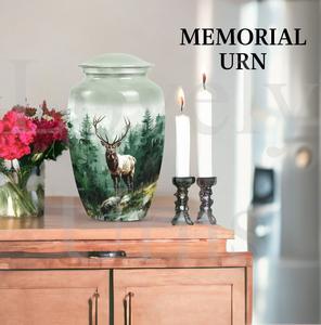 Urna espaciosa para cremación de ciervos, solución honorífica para cenizas, urna decorativa conmemorativa para guardar recuerdos. - Product Image 3