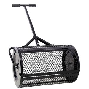 Épandeur de tourbe et de compost en métal à poignée en T de 24 pouces pour l'entretien des pelouses et des jardins, et l'épandage d'engrais - Product Image 5