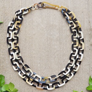 Collares de cuerno gruesos, cadenas hechas a mano, collares de joyería al por mayor, mejor precio, accesorios para mujer - Product Image 3