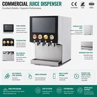 Distributeur Commercial de Boissons Céréalières à Écran Tactile 4 Saveurs, Vente Directe Usine : Lait de Soja, Jus de Maïs, Boisson au Maïs, Lait de Coco