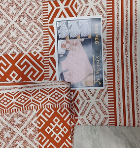 ผ้าปูที่นอนผ้าฝ้าย 100% ลายพิมพ์สวยงาม พร้อมปลอกหมอนสองใบสำหรับห้องนอน - Product Image 2