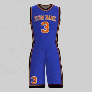 Uniformes de Baloncesto Sublimados Personalizados para Adultos, Talla Grande, Sin Mangas, Corte Holgado, con Diseño Reversible, Pantalones Cortos Transpirables para Equipos - Product Image 3
