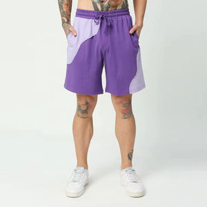 Wholesale Mens Cotton Shorts <b>Set</b> Custom Logo Matching T Shirt Summer Casual Streetwear Two Piece Clothing Manufacturer - Product Image 3
