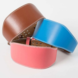FITME SPORTS 13mm Non-Slip Adjustable Leather Weightlifting <b>Belt</b> with Buckle Closure Unisex Customizable Packaging - Product Image 1