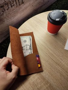 Premium Leather Bill Holder Cash Organizer <b>Men</b> <b>Wallet</b> <b>RFID</b> Blocking Wholesale Everyday Quality Bag LBH-0029 - Product Image 6
