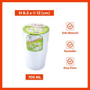 Proveedor al por Mayor de Cajas Transparentes para Llevar de 750 ml, Contenedores Rectangulares de Plástico para Alimentos, Empaquetado para Comida Rápida y Catering B2B - Product Image 1