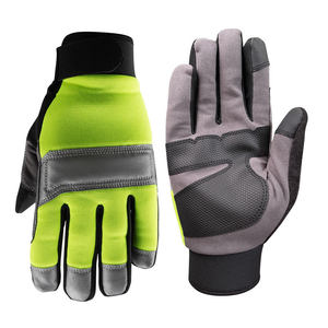 Fabricants directs d'usine, gants de travail en cuir de qualité supérieure, couleurs et designs demandés par les clients, gants de travail en cuir résistants. - Product Image 1