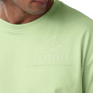 Camiseta clásica lisa para hombre, de talla grande, con tela cómoda, para uso diario. - Product Image 3