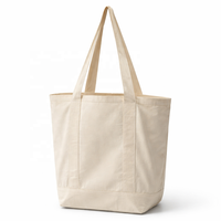 Sac de courses en coton écologique de qualité supérieure avec poignée à patch, soufflet large, réutilisable, biodégradable, promotionnel, pour l'épicerie, la plage et l'usage quotidien