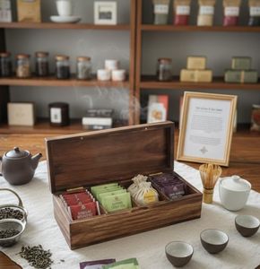 SI-Top Selling <b>Kitchen</b> Office Wooden <b>Storage</b> <b>Container</b> With Lid Durable Organizer Box Closet Supplies Available At Best Price - Product Image 1