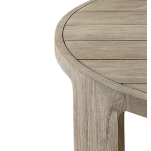 Luxury The Plaza Teak <b>Round</b> Outdoor Coffee <b>Table</b> Modern Resort Villa Hotel <b>Patio</b> Furniture Collection - Product Image 5