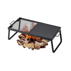 Premium Modern Iron Fire Pit with Blackened Look Deep Bowl Luxurious Design Deep Fryer Combo for Family Gatherings - Product Image 6