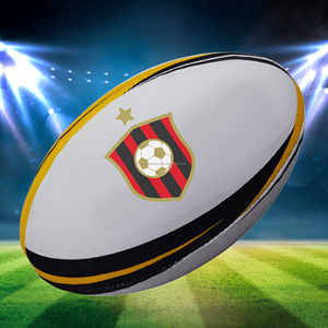 Pelota de rugby tamaño 5, fabricada en caucho sintético con alto agarre, logotipo impreso totalmente personalizable, fabricante de pelotas de rugby NRL - Product Image 5