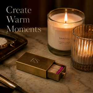 Premium Brass Matchbox Holder Decorative Sliding <b>Match</b> Storage Case with Pull Knob Refillable Luxury Home Decor Accessory <b>Box</b> - Product Image 3