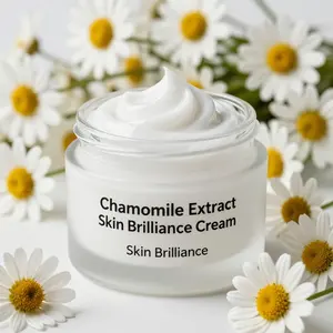 Crème et lotion pour le visage ODM/OBM à fleur de neige à la camomille développée en Corée avec du collagène niacinamide pour la brillance de la peau - Product Image 1