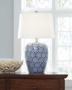 Antique Style <b>Marble</b> <b>Bedside</b> <b>Table</b> Lamp for Bedroom Living Room Hotel Front Desk High-Level Art Decorative LED Light - Product Image 5