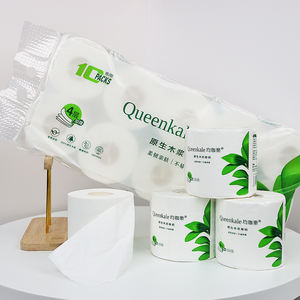 Embossed Virgin Bamboo Pulp Tissue Paper <b>Cheap</b> <b>Toilet</b> Paper Custom Soft <b>Toilet</b> Tissue <b>Roll</b> - Product Image 2