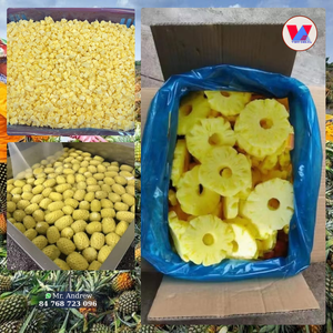 Bâtonnets d'ananas surgelés les plus vendus, IQF, jaune doré, fruits coupés, texture ferme, ingrédient naturel pour café, bar, cocktail - Product Image 6