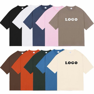 เสื้อยืดผู้ชายทรงปกติ ผ้าถักปักลายสไตล์วินเทจ ล้างสีแบบแอซิดวอช คอโอ แขนสั้น ผ้าฝ้าย 100% ไม่ยับ รับสั่งทำ - Product Image 4