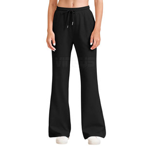 Latest Design OEM Service Women Flared <b>Pants</b> Comfortable Breathable Premium Quality Flared <b>Pants</b> For Women - Product Image 6