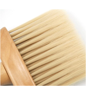 Hair Cutting Brush Professional Hairdressing Barber Wooden <b>Neck</b> <b>Light</b> Brown - Product Image 4