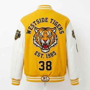 Luxury Varsity <b>Jacket</b> Custom Baseball Letterman Varsity <b>Jacket</b> <b>Men's</b> Embroidered Logo College Bomber <b>Jacket</b> OEM - Product Image 2