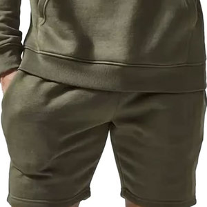 Custom Design Outdoor Use Oversized <b>Men</b> <b>Hoodies</b> <b>Short</b> <b>Set</b> Solid Color Breathable <b>Hoodies</b> <b>Short</b> <b>Set</b> For <b>Men</b> - Product Image 6