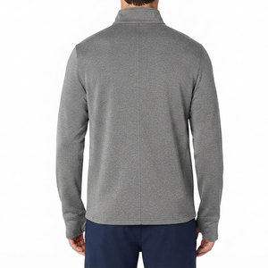 Chaqueta Personalizada con Etiqueta Privada para Hombre, Chaqueta con Cierre de Cremallera 1/4 y Bolsillos Laterales, Servicio OEM, Precio Bajo, Chaqueta Ligera Impermeable - Product Image 2