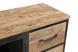 Muebles para el Hogar de la Mejor Calidad: Gabinete de Cocina con Puerta de Vidrio y Cajones de Madera - Product Image 4