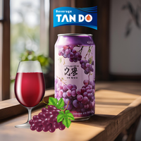 238ml en conserve coréen raisin pêche Orange fraise saveur fruitée pulpe jus boisson boissons exotiques boissons gazeuses Bebida De Uva coreana