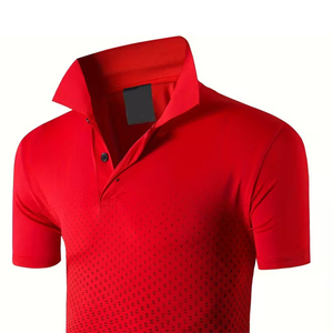 Camiseta de Golf para Hombre al por Mayor, Moda Casual, Manga Corta, Tallas Grandes, Corte Regular, Tejido Transpirable Sublimado - Product Image 4