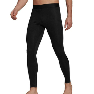 Meilleure Vente Leggings de Compression Professionnels de Haute Qualité pour Hommes à Taille Élastique Séchage Rapide Respirants - Product Image 1