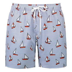 Service OEM en gros – Nouveaux shorts de plage pour hommes, style surf, 88 % polyester, motif uni, personnalisables - Product Image 1