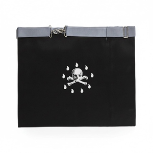 Set de 3 distintivos triangulares personalizables con cuentas, ecológicos, con cierre de velcro, del Rito Escocés Rectificado (RSR), para Maestro Masón Venerable - Product Image 2