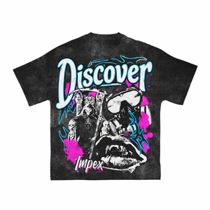 T-shirt graphique surdimensionné vintage personnalisé, découvrez Impex Streetwear, tee-shirt imprimé en coton unisexe - Product Image 1