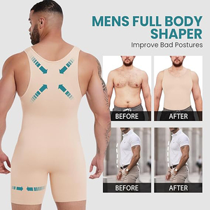 Compression <b>Jumpsuit</b> Unisex Anti Microbial Silver Ion Treated Odor Control Active Romper - Product Image 4