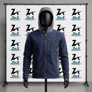 Chaqueta de lona de algodón con diseño de parche personalizado, chaqueta de lacrosse, chaqueta bomber de lona con bordado de chenilla, chaqueta de lacrosse de trabajo - Product Image 1