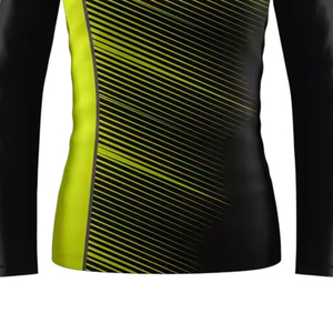 Maillot de football personnalisé pour homme, manches courtes, noir et vert lime, avec impression 13 au dos, respirant et anti-humidité, coupe ajustée à l'avant - Product Image 3