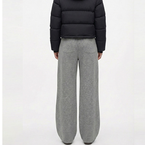 Pantalon Palazzo Décontracté Femme Taille Haute Coupe Ample Jambe Large Tendance Vente en Gros - Product Image 2