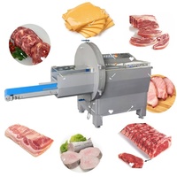 Trancheuse à viande électrique en acier inoxydable Machine de découpe de viande automatique nouvellement améliorée Coupe-portion de steak à grande vitesse