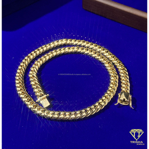 Chaîne cubaine en argent sterling 925 de qualité supérieure, finition polie, bijoux de luxe tendance pour hommes et femmes, collection de vente au détail - Product Image 5
